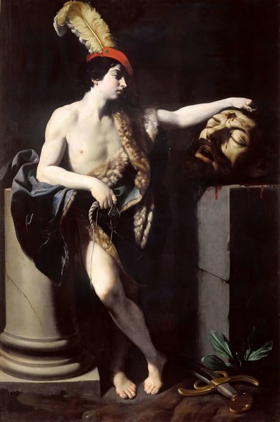 David con la cabeza de Goliat, 1605-1606 de Guido Reni