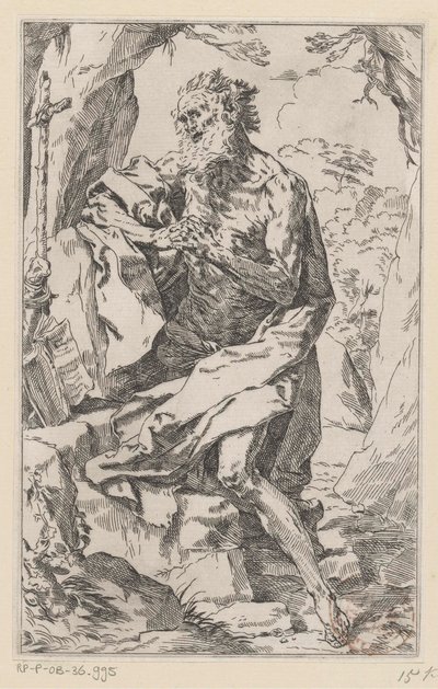 San Jerónimo en el desierto de Guido Reni
