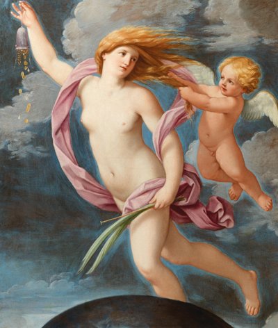 Fortuna con una bolsa, ca 1636 de Guido Reni