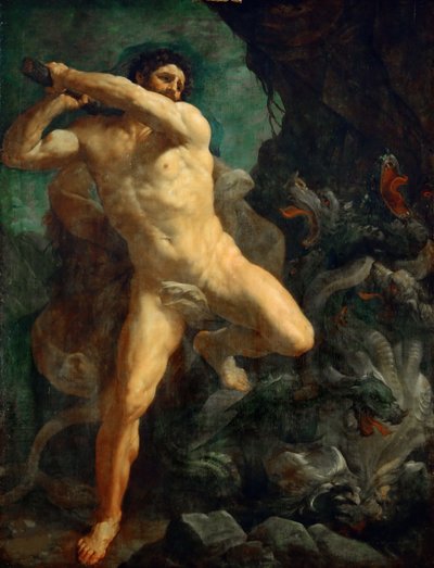 Hércules matando a la Hidra de Lerna, 1620-1621 de Guido Reni