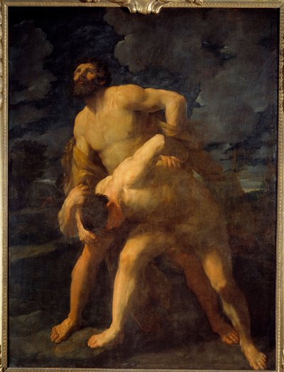 Hércules luchando con Aqueloo. Hércules decora el río griego de Guido Reni