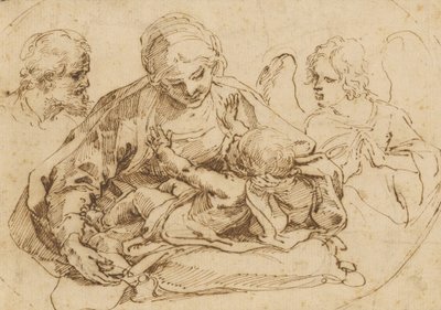 La Sagrada Familia con un ángel de Guido Reni