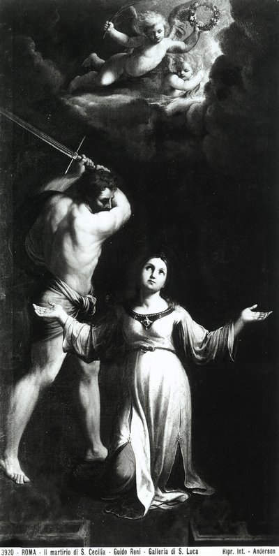 Martirio de Santa Cecilia, c.1603 de Guido Reni