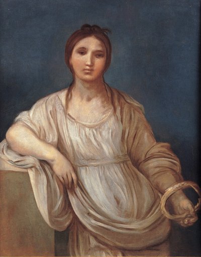 Retrato de niña con corona de Guido Reni