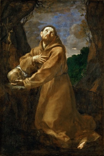 San Francisco de Asís en Éxtasis, c. 1615 de Guido Reni