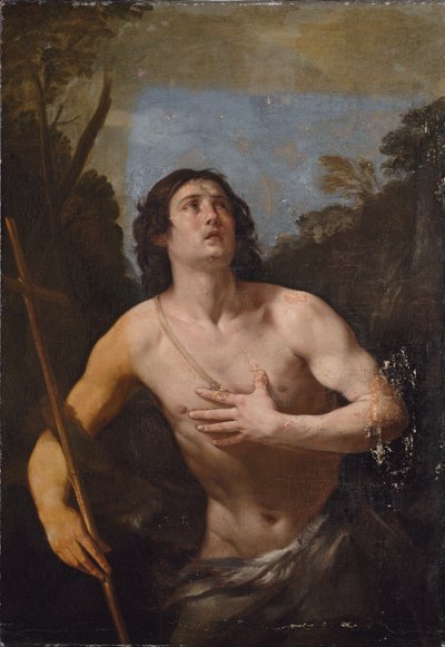 San Juan Bautista en el Desierto de Guido Reni