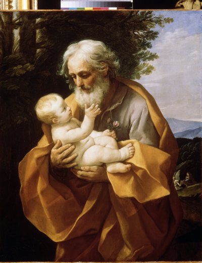 San José con el Niño Jesús, c.1620 de Guido Reni