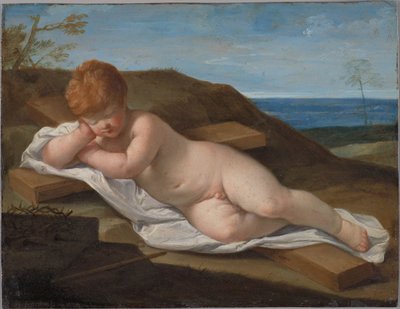 El Niño Jesús durmiendo de Guido Reni