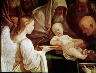 La Circuncisión (detalle) de Guido Reni