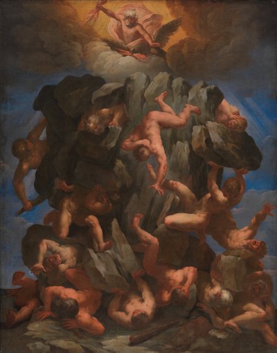 La caída de los gigantes de Guido Reni