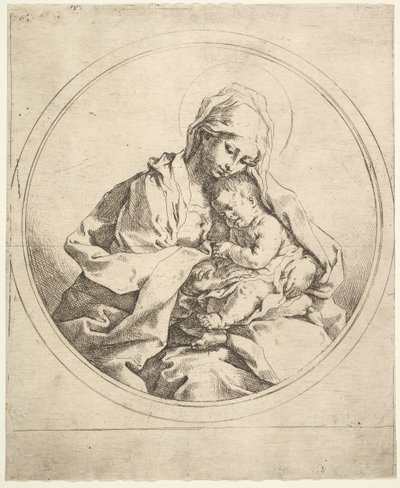 La Virgen y el Niño en el Redondo de Guido Reni