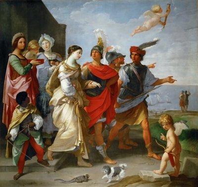 El rapto de Helena de Guido Reni