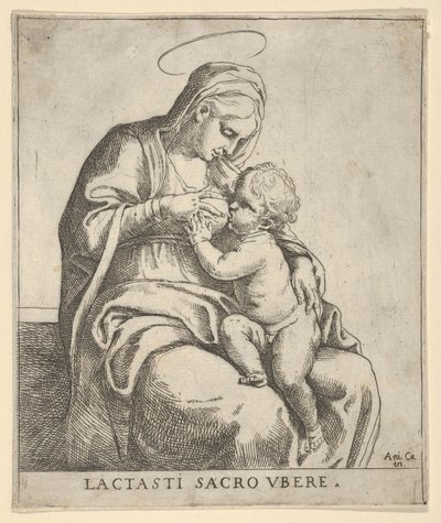 La Virgen amamantando al Niño Jesús de Guido Reni