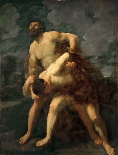 La lucha entre Heracles y Aqueloo, 1620-1621 de Guido Reni