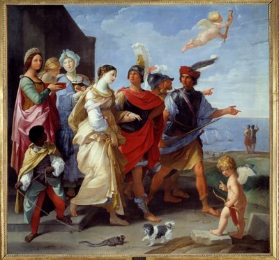 Guerra de Troya: Abducción de Helena de Guido Reni