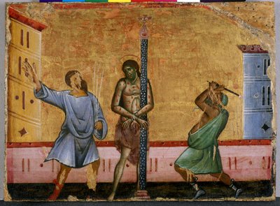 La Flagelación de Cristo de Guido da Siena