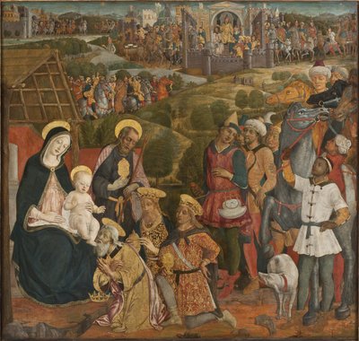 La adoración de los magos de Guidoccio di Giovanno Cozzarelli