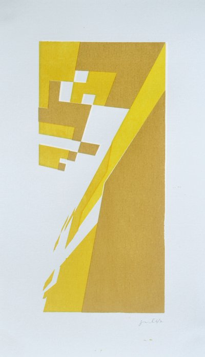 Deconstrucción N°8, 2014 (tinta sobre papel) de Guilherme Pontes