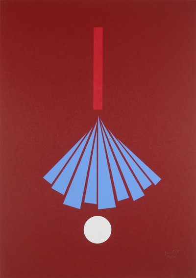 Bailarina invertida Nº1, 2018 (serigrafía) de Guilherme Pontes