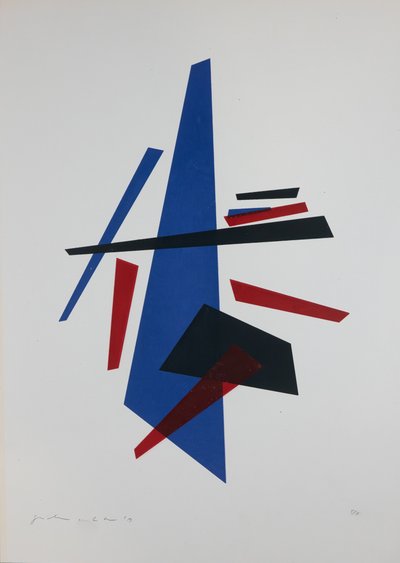 Movimiento Nº7, 2019 (serigrafía) de Guilherme Pontes