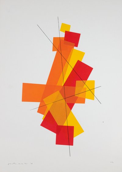 Movimiento Nº8, 2019 (serigrafía) de Guilherme Pontes