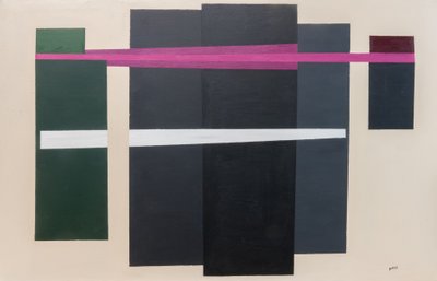Suprematista Ejecución de Maximiliano, 2017 (óleo sobre lienzo) de Guilherme Pontes