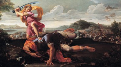 David y Goliat, 1650-1660 de Guillaime Courtois