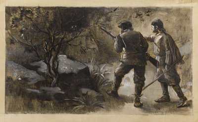 Kennybol y Guldon Stayper, hacia 1889 (óleo sobre lienzo) de Guillaume Albert Demarest