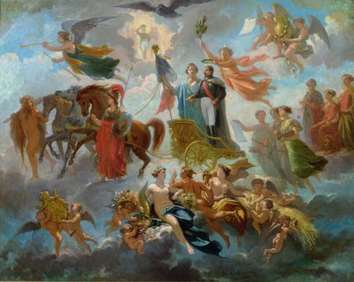 Apoteosis de Napoleón III, 1854 de Guillaume Alphonse Harang Cabasson