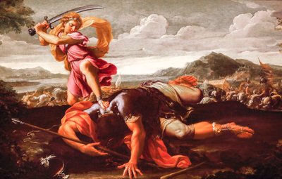 David y Goliath de Guillaume Courtois