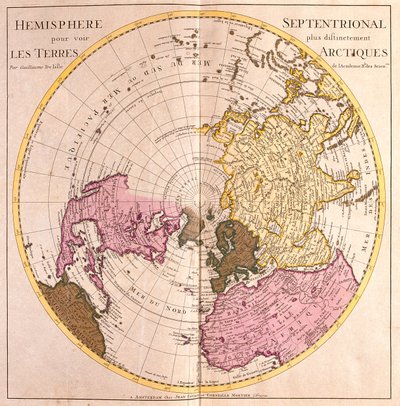 Tierras árticas de Guillaume Delisle