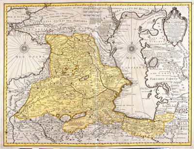 Georgia, Armenia, Azerbaiyán, este de Turquía, norte de Irán de Guillaume Delisle