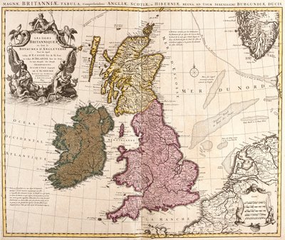 Gran Bretaña e Irlanda de Guillaume Delisle