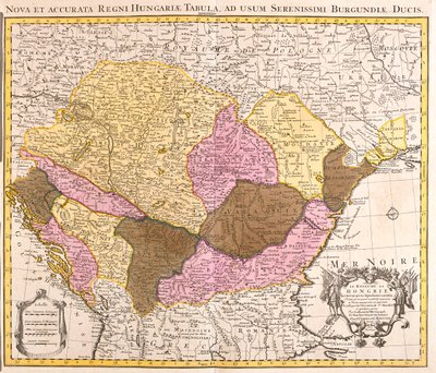 Gran parte de Croacia (excepto el norte), Bosnia y Herzegovina, Serbia y Montenegro, gran parte de Bulgaria (excepto el sur), sur de Ucrania, Moldavia, Rumanía, sur de Eslovaquia, Hungría. de Guillaume Delisle
