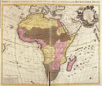 Mapa de África de Guillaume Delisle