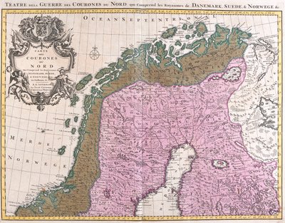 Norte de Noruega, Suecia, Finlandia de Guillaume Delisle