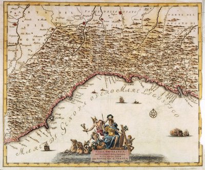 República de Génova, Mapa por Guillaume de l