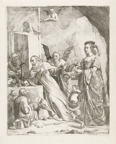 La tentación de San Antonio de Guillaume Duvivier