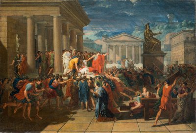 La muerte de César de Guillaume Guillon Lethière