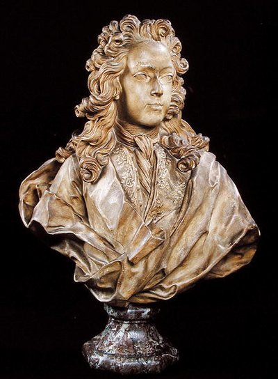 Busto de Luis XV (1710-74) de Guillaume I Coustou