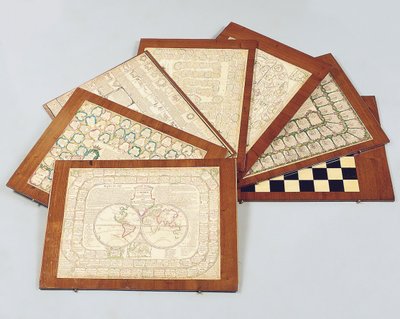 Tableros de juego de una mesa de juegos de Guillaume Kemp