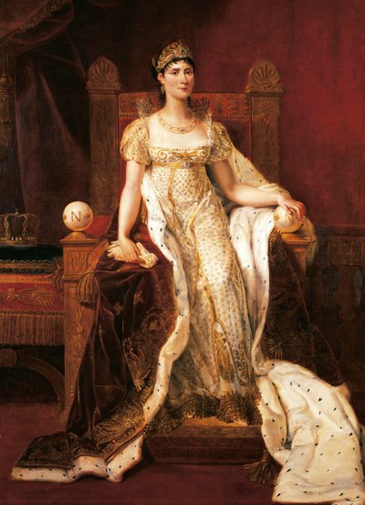 Retrato de Josefina Bonaparte, de Guillaume Guillon Lethiere, óleo sobre lienzo de Guillaume Lethiere