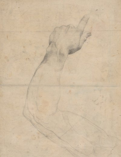 Estudio de un brazo [verso] de Guillaume Lethiere