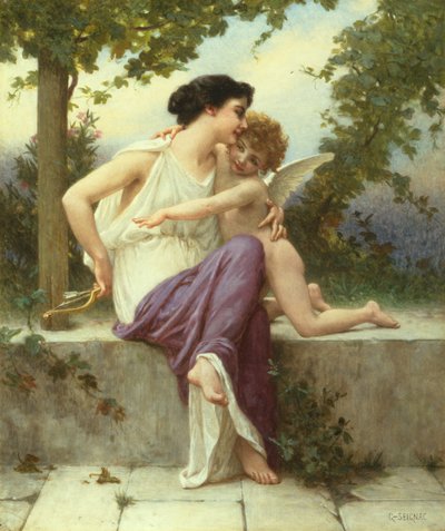 El amor desarma (óleo sobre lienzo) de Guillaume Seignac