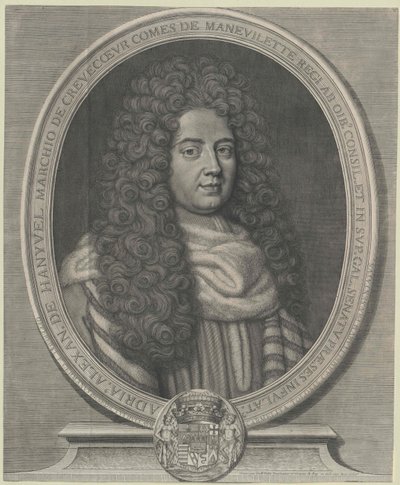 Adrien-Alexandre marqués Conde de Manevilette Crevecoeur (huella) de Guillelmus Vallet