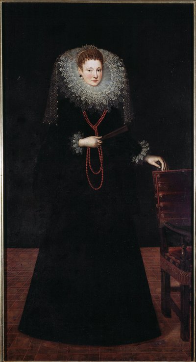 Retrato de una dama noble de Génova de Guilliam van Deynen