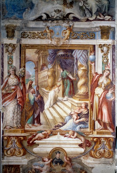 Presentación de María en el templo de Guiseppe Nicola Nasini