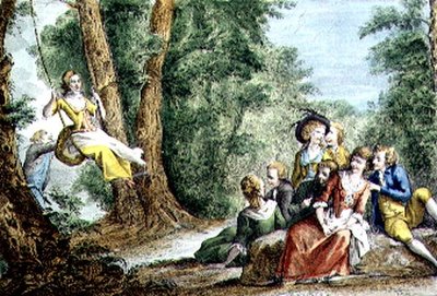 Juegos florentinos, el columpio de Guiseppe Piattoli