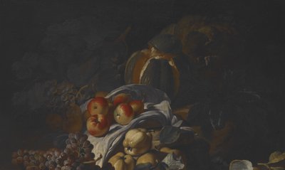 Bodegón de frutas (óleo sobre lienzo) de Guiseppe Ruoppolo