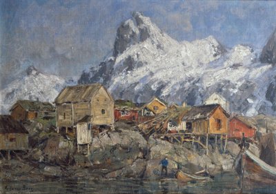 Svolvær (pintura) de Gunnar Berg